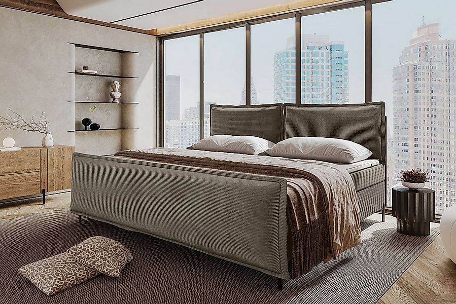 99rooms Boxspringbett Vero Plus Familienbett (Schlafzimmerbett, Bett), 220/ günstig online kaufen