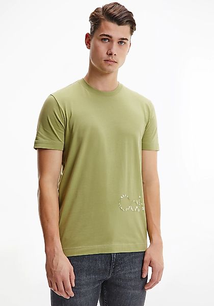 Calvin Klein T-Shirt "FLOCK LOGO" günstig online kaufen