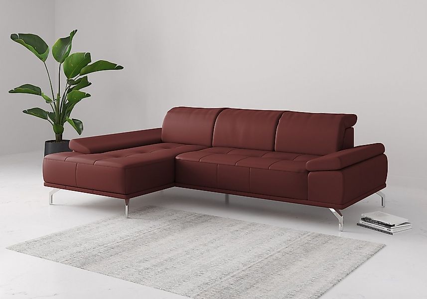 Places of Style Ecksofa Caluna, Inkl.Sitztiefenverstellung günstig online kaufen