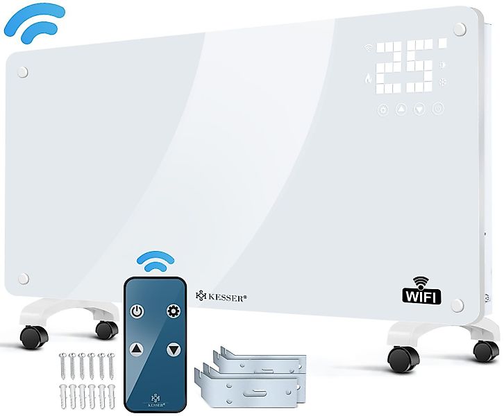 KESSER Heizgerät, 2500 W, Glaskonvektor Glas günstig online kaufen