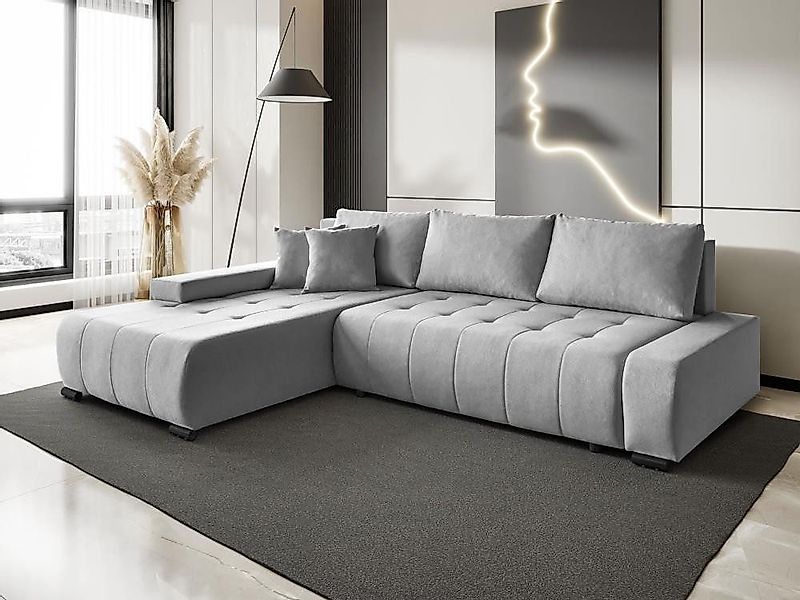 Beautysofa Ecksofa DRACO mit Schlaffunktion und günstig online kaufen