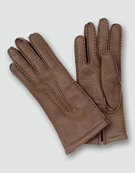 Damen Handschuhe Hirsch-Leder 230/sattel günstig online kaufen
