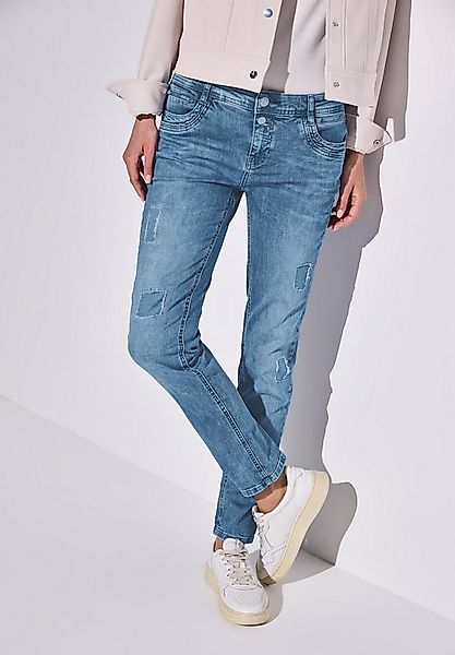 STREET ONE 5-Pocket-Jeans Style Jane im Destroyed-Look günstig online kaufen