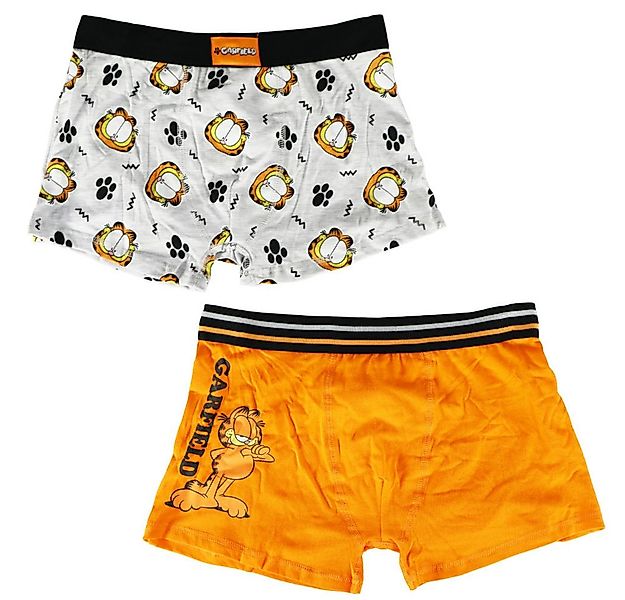Garfield Boxershorts Garfield der Kater Herren Boxershorts Unterhose 2er Pa günstig online kaufen