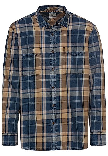 camel active Langarmhemd Flanell Karohemd aus günstig online kaufen