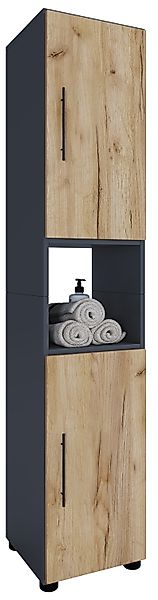 VCM Hochschrank Holz Badmöbel Badschrank Hochschrank günstig online kaufen