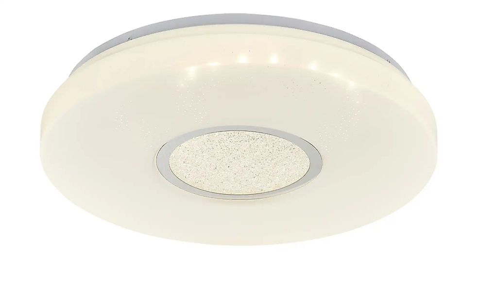 KHG LED-Deckenleuchte  1-flammig mit Kristalldeko   ¦ weiß ¦ Maße (cm): H: günstig online kaufen