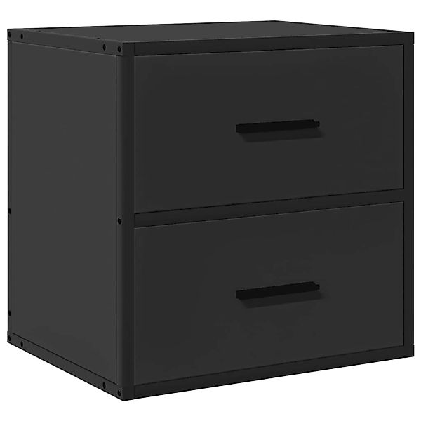 vidaXL Wand-Nachttisch Schwarz 40x31x39,5 cm 848724 günstig online kaufen