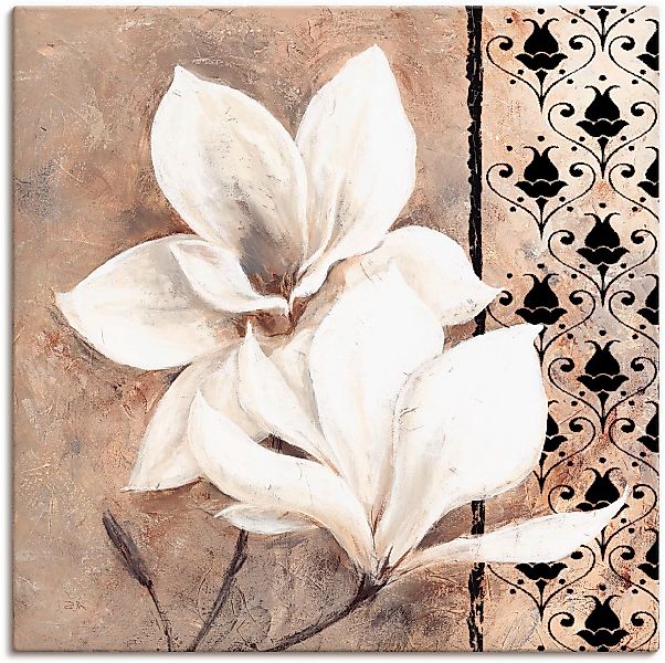 Artland Wandbild "Klassische Magnolien", Blumenbilder, (1 St.), als Leinwan günstig online kaufen