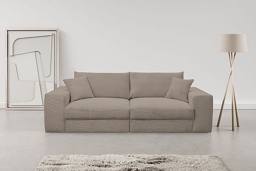WERK2 Big-Sofa Rozzana mit viel Platz und aktuellen Bezugsvarianten, mit lo günstig online kaufen