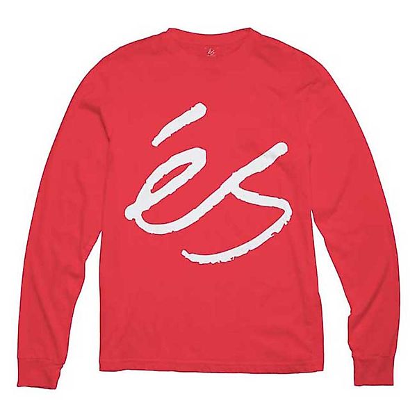 Es Big Script Langarm-t-shirt M Red günstig online kaufen