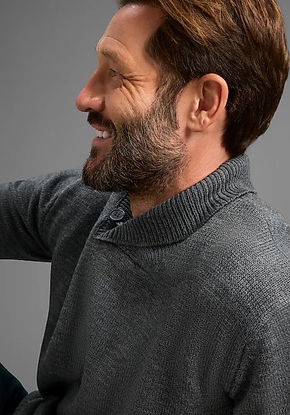 DELMAO Schalkragenpullover "Neue Kollektion Ideal für die Überganszeit" aus günstig online kaufen