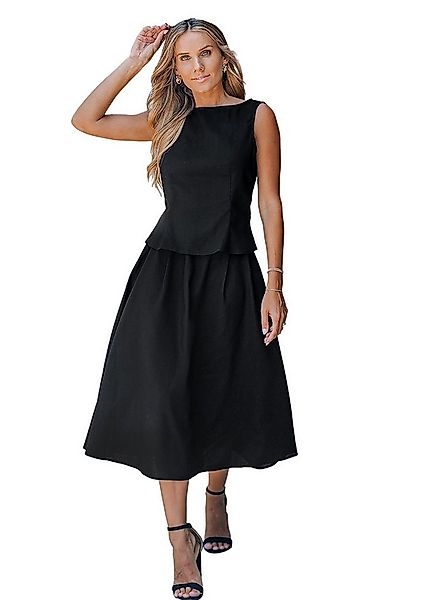 Cupshe Top & Rock Zweiteiliges Rock-Midi-Set Sommer Frühling Elegant Leger günstig online kaufen