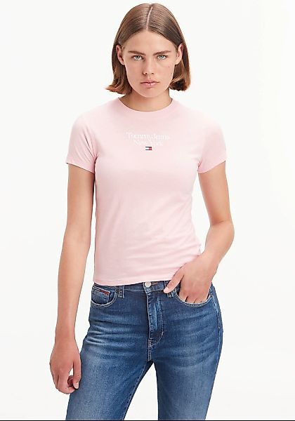 Tommy Jeans Kurzarmshirt TJW BBY ESSENTIAL LOGO 1 SS mit Tommy Jeans Label- günstig online kaufen