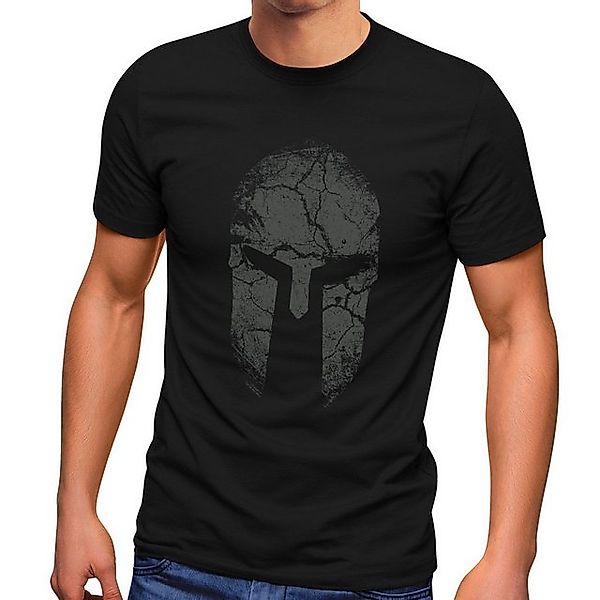 Neverless Print-Shirt Herren T-Shirt Aufdruck Sparta günstig online kaufen
