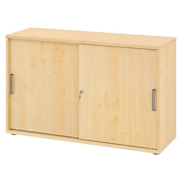 bümö Aktenschrank office Schiebetürenschrank Dekor: Ahorn - Griffe: Streife günstig online kaufen