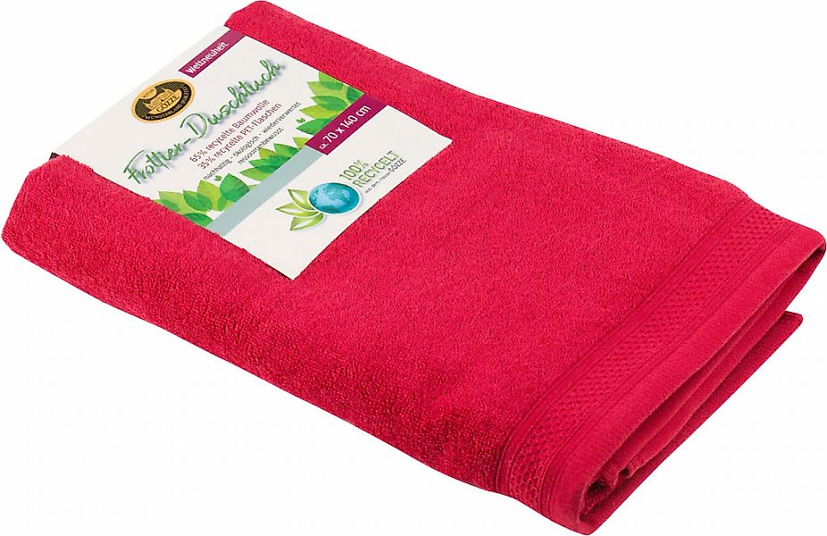 Gözze Badetuch "Uni Recycelt" Uni Farben, 100% recycelten Materialien günstig online kaufen