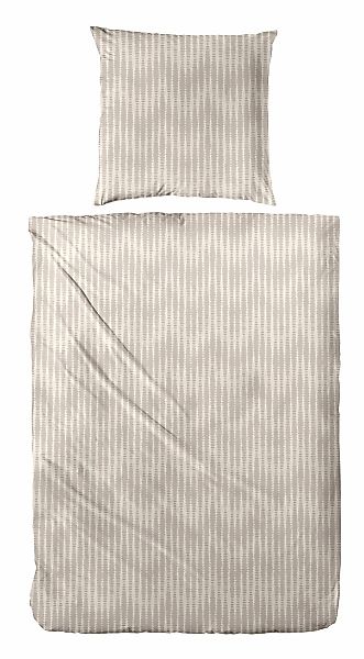 Primera Bettwäsche "Feinbiber-Bettwäsche Illusion" 2 Stk. mit ruhigem Muste günstig online kaufen