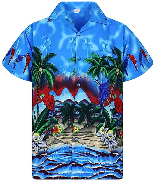 King Kameha Hawaiihemd Parrot Funky Hawaii-Hemd günstig online kaufen