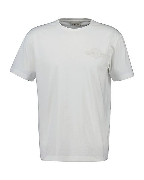 Gant T-Shirt REG TONAL SHIELD SS T-SHIRT Stickerei, Rundhals, regular fit günstig online kaufen