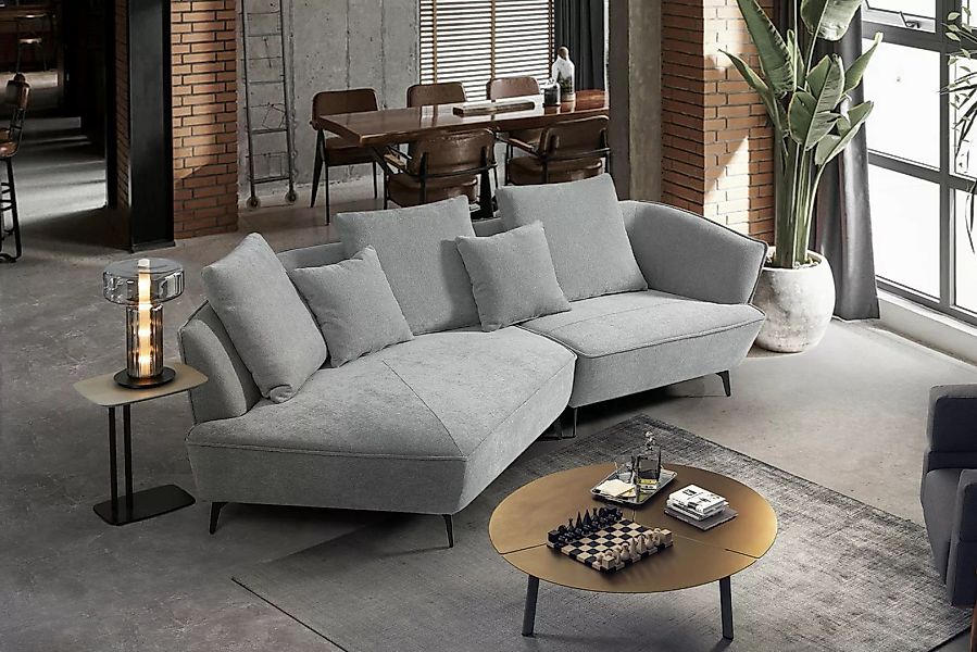 KAWOLA Sofa GARBO, Designsofa, rechts od. links offen, versch. Farben günstig online kaufen