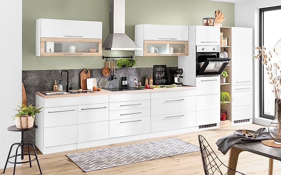 KOCHSTATION Küchenzeile »KS-Wien« Breite 430 cm, wahlweise mit E-Geräten un günstig online kaufen