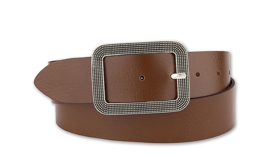 BERND GÖTZ Ledergürtel "Ledergürtel mit Designschließe im breiten Stil" günstig online kaufen