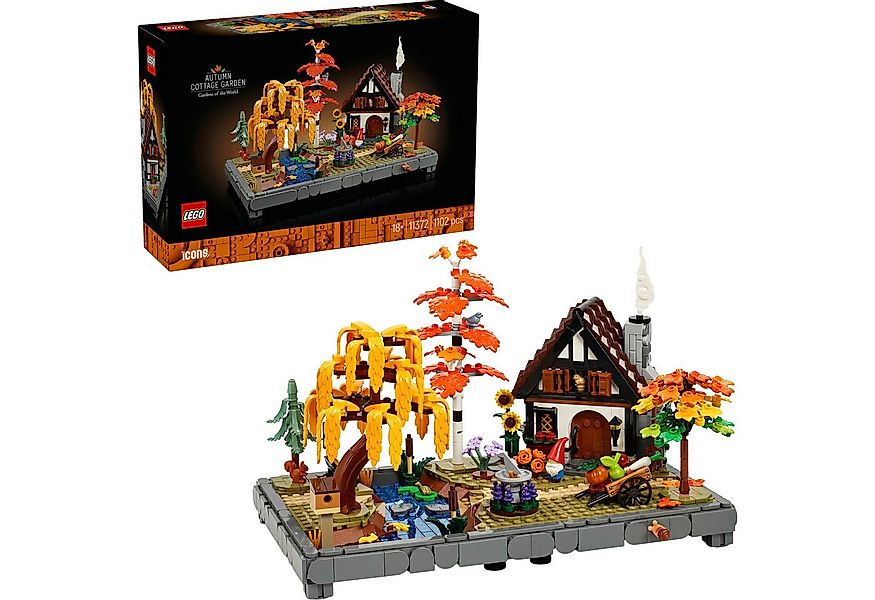 LEGO® Herbstlicher Landhausgarten (11372), LEGO Icons Konstruktionsspielste günstig online kaufen
