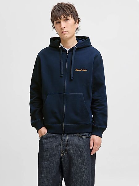 Jack & Jones Kapuzensweatshirt "JORNORREBRO EMB SWEAT ZIP HOOD NOOS" mit St günstig online kaufen