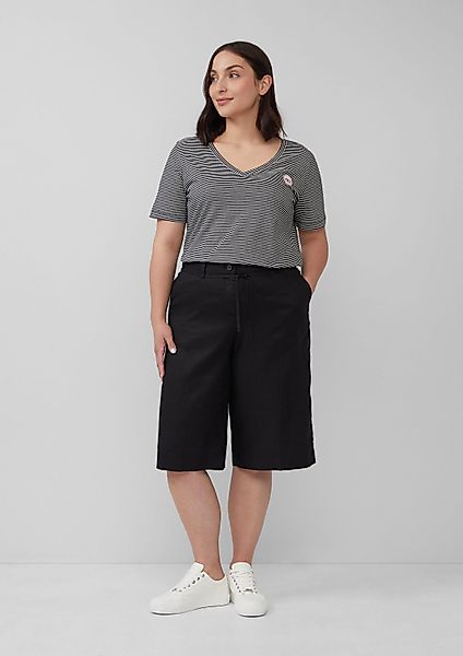 s.Oliver Shorts Hose Leinen-Bermuda mit Formbund günstig online kaufen