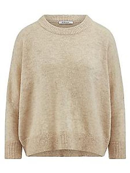 Rundhals-Pullover Peter Hahn beige günstig online kaufen