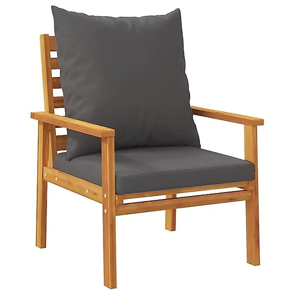 vidaXL Gartensessel 2 Stk mit Kissen Massivholz Akazie 366376 günstig online kaufen
