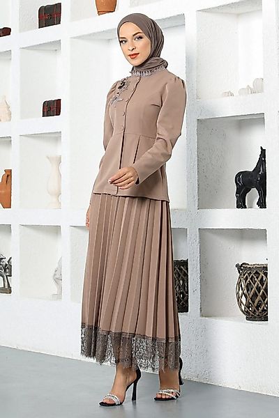 MODAMİHRAM Tunika Dantel-Detail Rock-Set günstig online kaufen