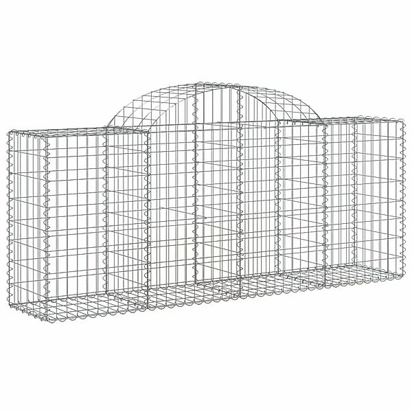 Vidaxl Gabionen Mit Hochbogen 11 Stk. 200x50x80/100cm Verzinktes Eisen günstig online kaufen