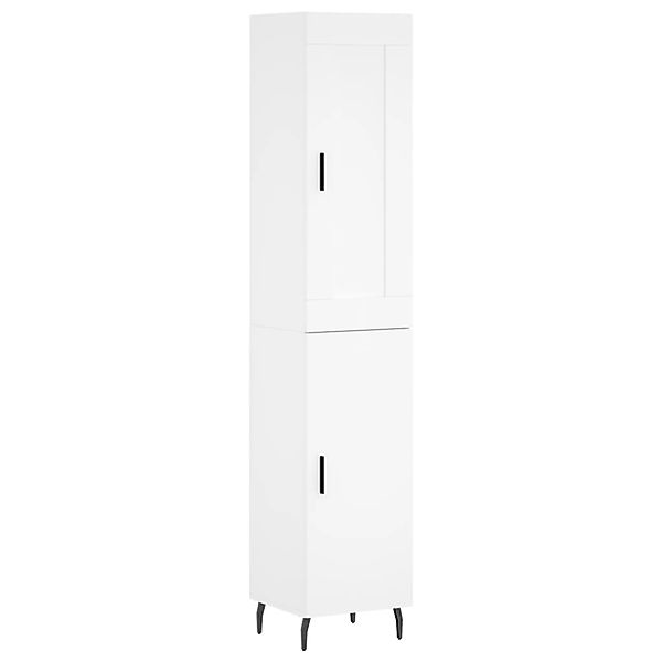 vidaXL Highboard Weiß 34,5x34x180 cm Holzwerkstoff 3200145 günstig online kaufen