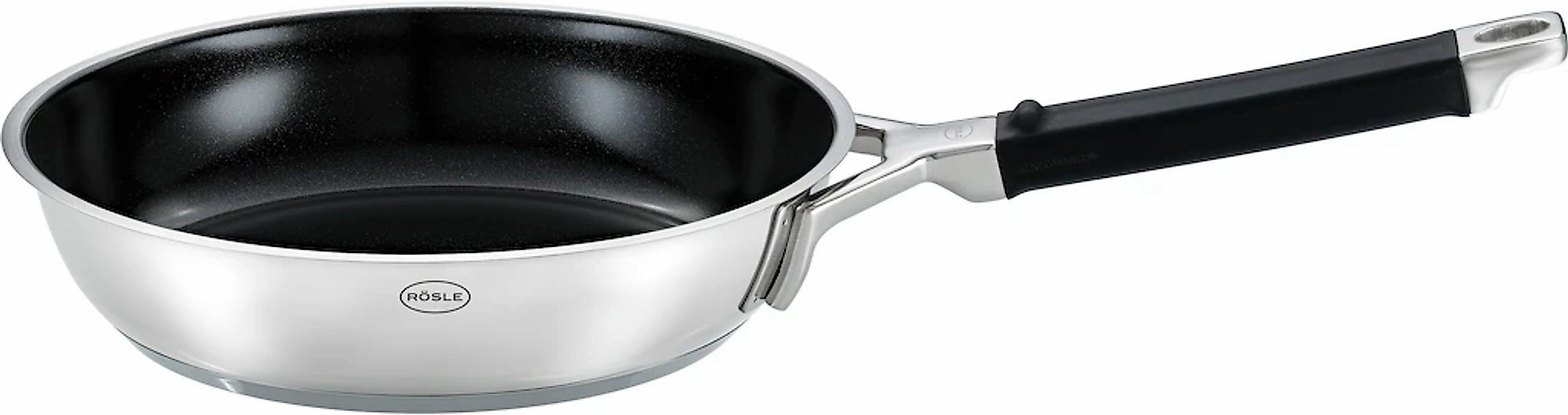 RÖSLE Bratpfanne "SILENCE PRO CeraPlus" Edelstahl 18/10 1 Stk. tlg. natürli günstig online kaufen