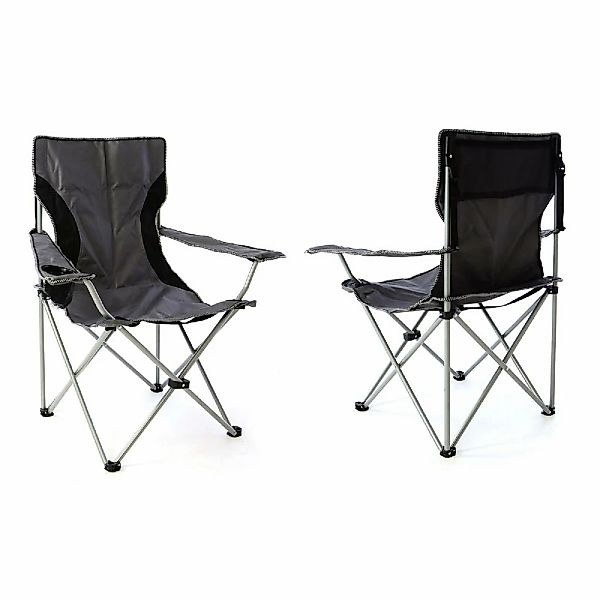 VCM Gartenstuhl "2x Angelstuhl Getränkehalter Campingstuhl klappbar" () günstig online kaufen
