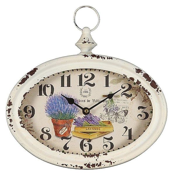Linoows Uhr Wanduhr Lavendel im französischem günstig online kaufen
