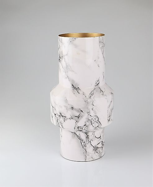 AM Design Dekovase "aus Metall", BxH: 17x32 cm günstig online kaufen