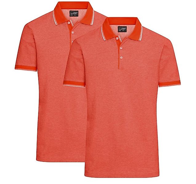 James & Nicholson Poloshirt Doppelpack Herren Poloshirt Baumwoll Pique in b günstig online kaufen