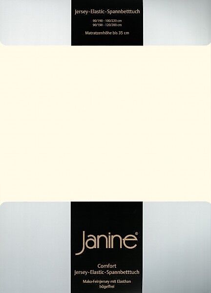Janine Spannbettlaken ELASTIC 5002, Jersey-Elasthan, Gummizug: günstig online kaufen
