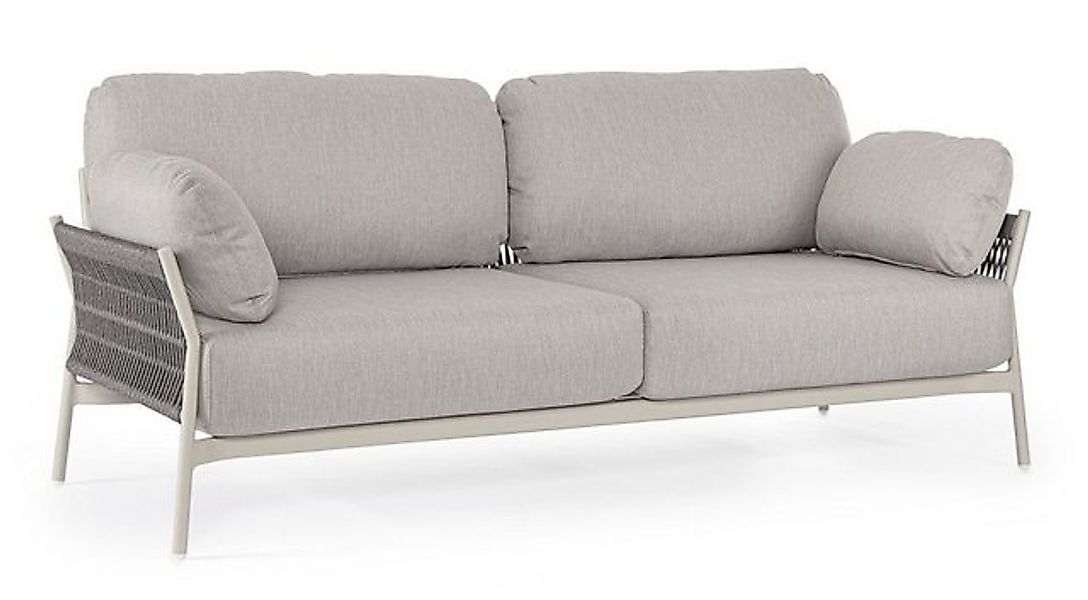 Bizzotto Gartensofa Pardis aus Aluminium, Agate günstig online kaufen