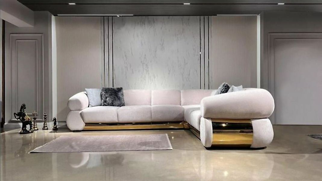 JVmoebel Ecksofa Luxus Ecksofa L-Form Wohnzimmer Modern Design Möbel Polste günstig online kaufen