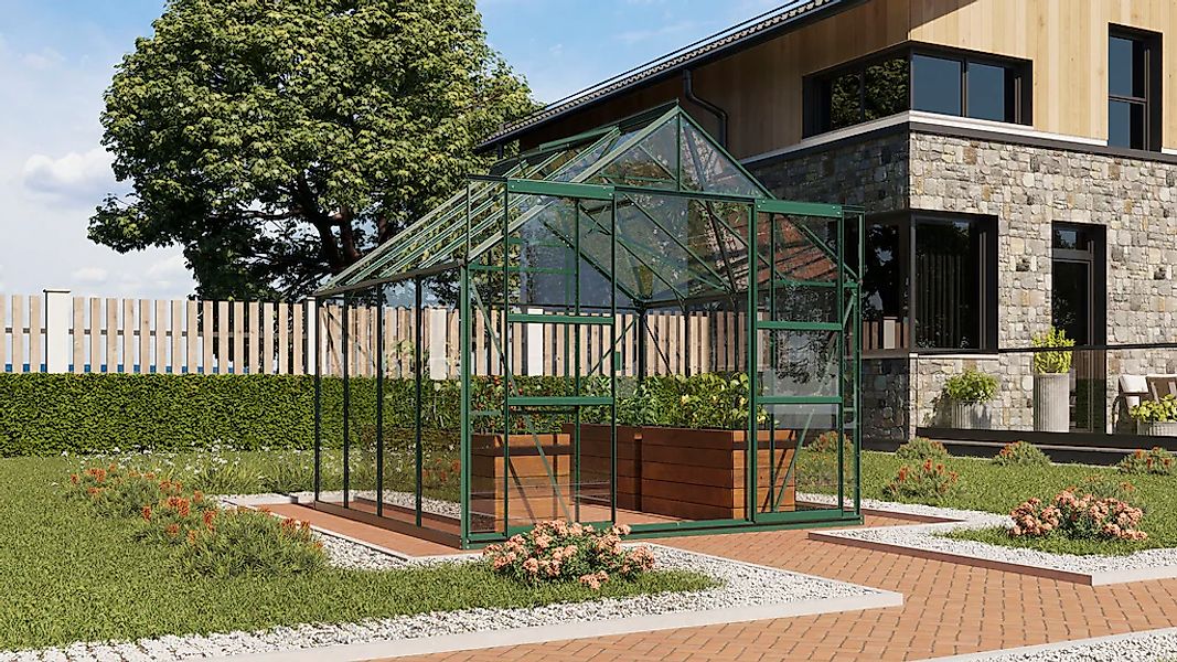 Vitavia Gewächshaus "Mars 6700" Alu-Profile, 3 mm Einscheibensicherheitsgla günstig online kaufen