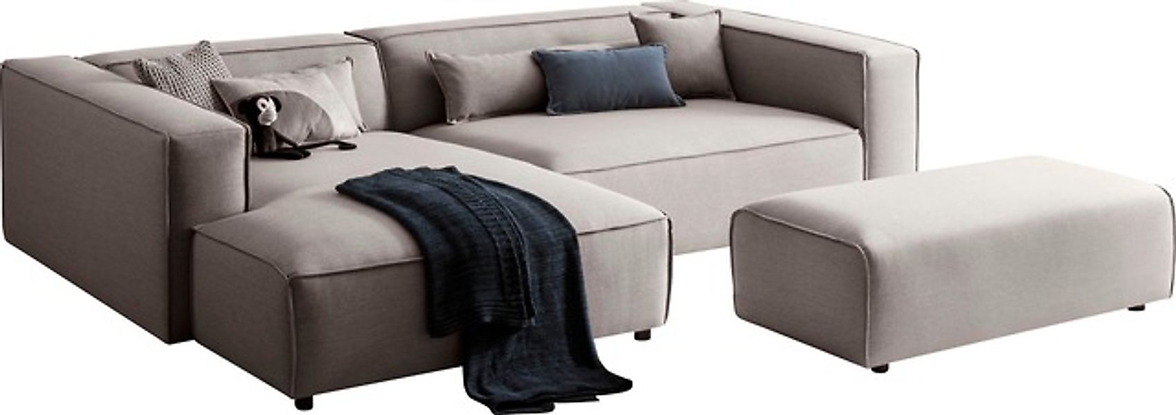 LeGer Home by Lena Gercke Polsterecke »PIARA XXL, L-Form, Schlaffunktion, C günstig online kaufen