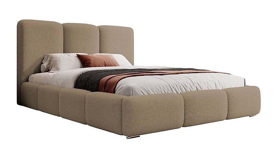 NADUVI Collection | Bettgestell aus Briar Bouclé mit Stauraum 180x200 günstig online kaufen