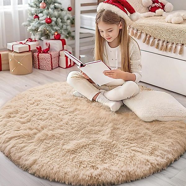 BlingBin Teppich Runder Hochflor Teppich 120 günstig online kaufen