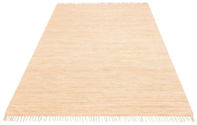 my home Teppich "Paul" rechteckig 5 mm Höhe Wendeteppich, Uni, handgewebt, günstig online kaufen