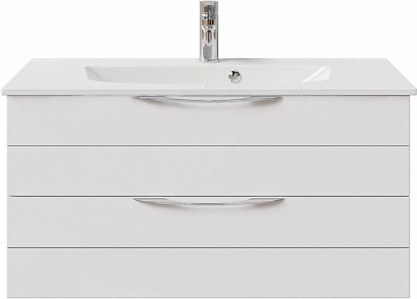 Saphir Waschtisch "Serie 6025 Mineralmarmor-Waschtisch mit Unterschrank, 97 günstig online kaufen