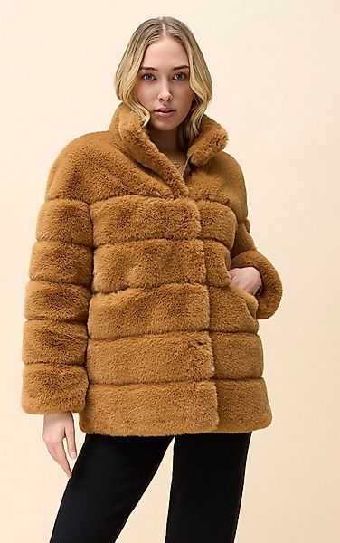 Passioni Fellimitatjacke Regular Fit mit Steppoptik günstig online kaufen